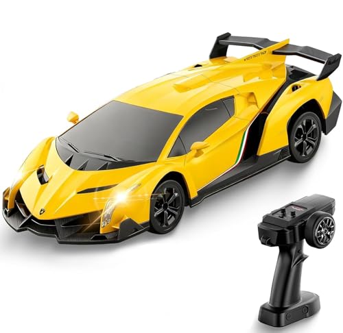 YONCHER Mini RC Drift Car with Gyro, 1:43 4WD Full Proportional